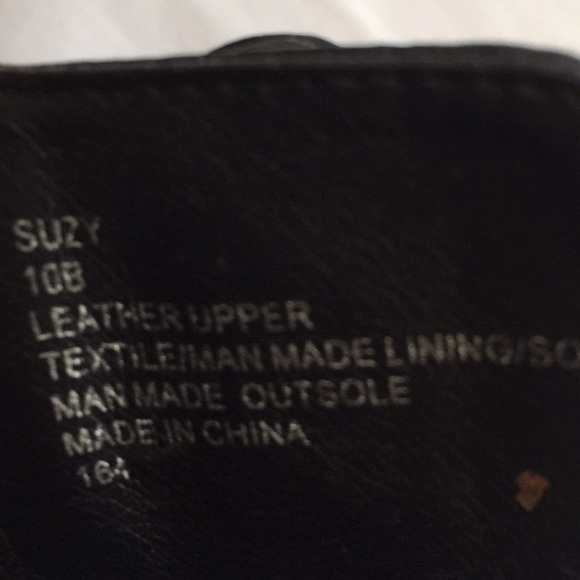 Steve Madden Suzy Perforated Black Leather Heels - Picture 7 of 8